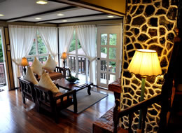 Garden Lodge Living Area